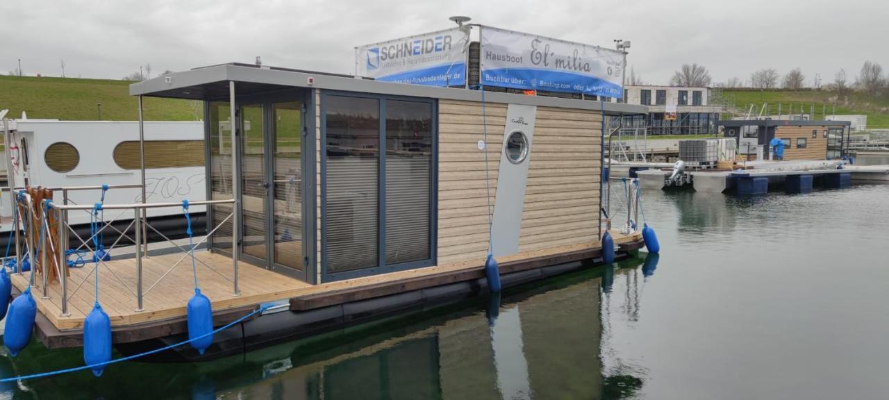 Mobiles Hausboot El'Milia Hotel Braunsbedra Kültér fotó